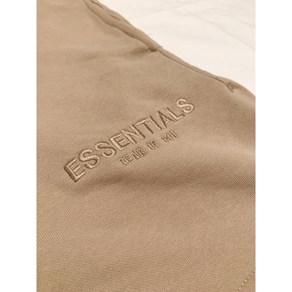 Essentials Tan Flat Front Men Shorts - image 3